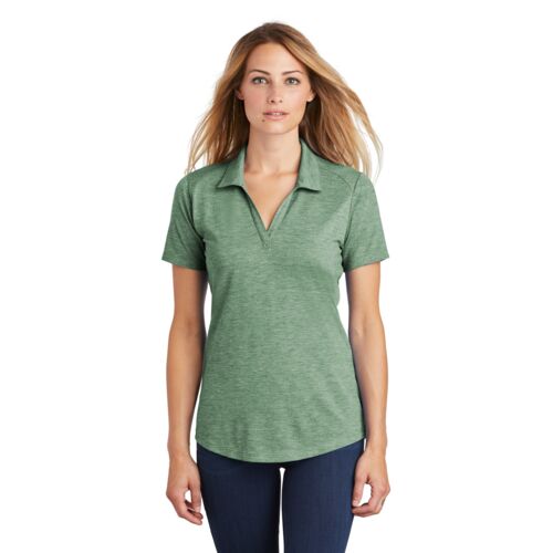 ® Ladies PosiCharge ® Tri Blend Wicking Polo Thumbnail