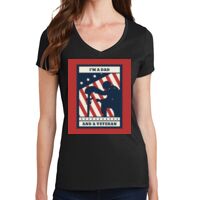 Ladies Fan Favorite V Neck Tee Thumbnail