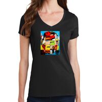 Ladies Fan Favorite V Neck Tee Thumbnail