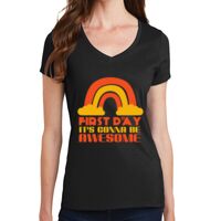 Ladies Fan Favorite V Neck Tee Thumbnail