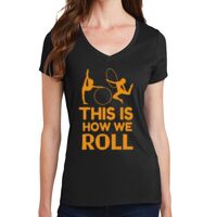 Ladies Fan Favorite V Neck Tee Thumbnail