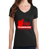 Ladies Fan Favorite V Neck Tee Thumbnail