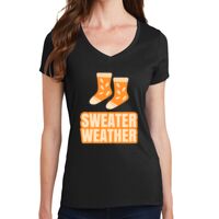 Ladies Fan Favorite V Neck Tee Thumbnail
