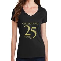 Ladies Fan Favorite V Neck Tee Thumbnail