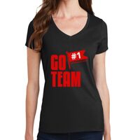 Ladies Fan Favorite V Neck Tee Thumbnail